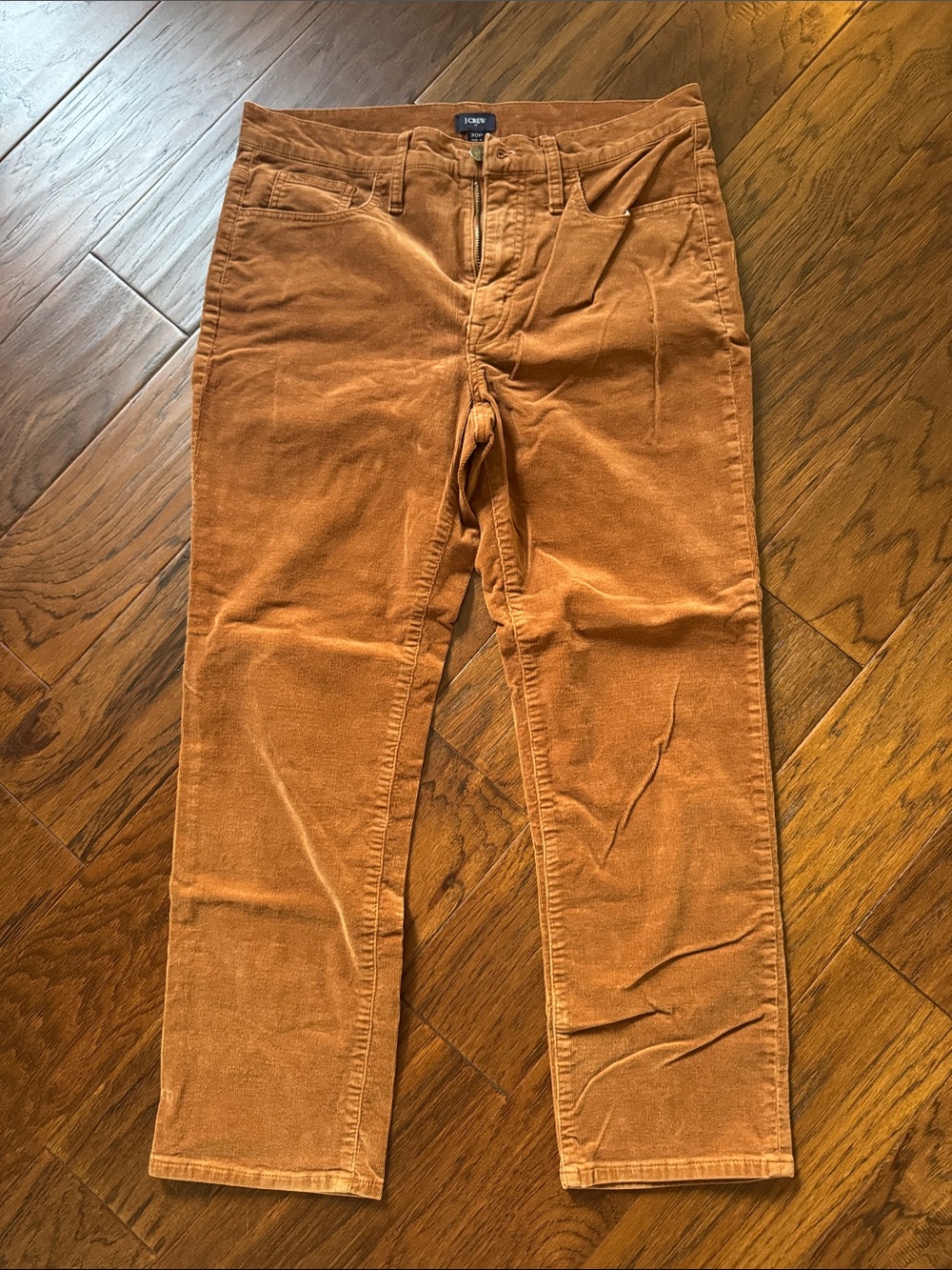 J.Crew Factory Petite Corduroy Full-Length Essential Straight Pant 30P